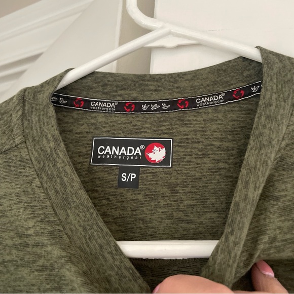 CANADA 🇨🇦 WEATHER GEAR Olive 🫒 Green Long Sleeve Henley Shirt Super Soft!!! - Picture 4 of 6